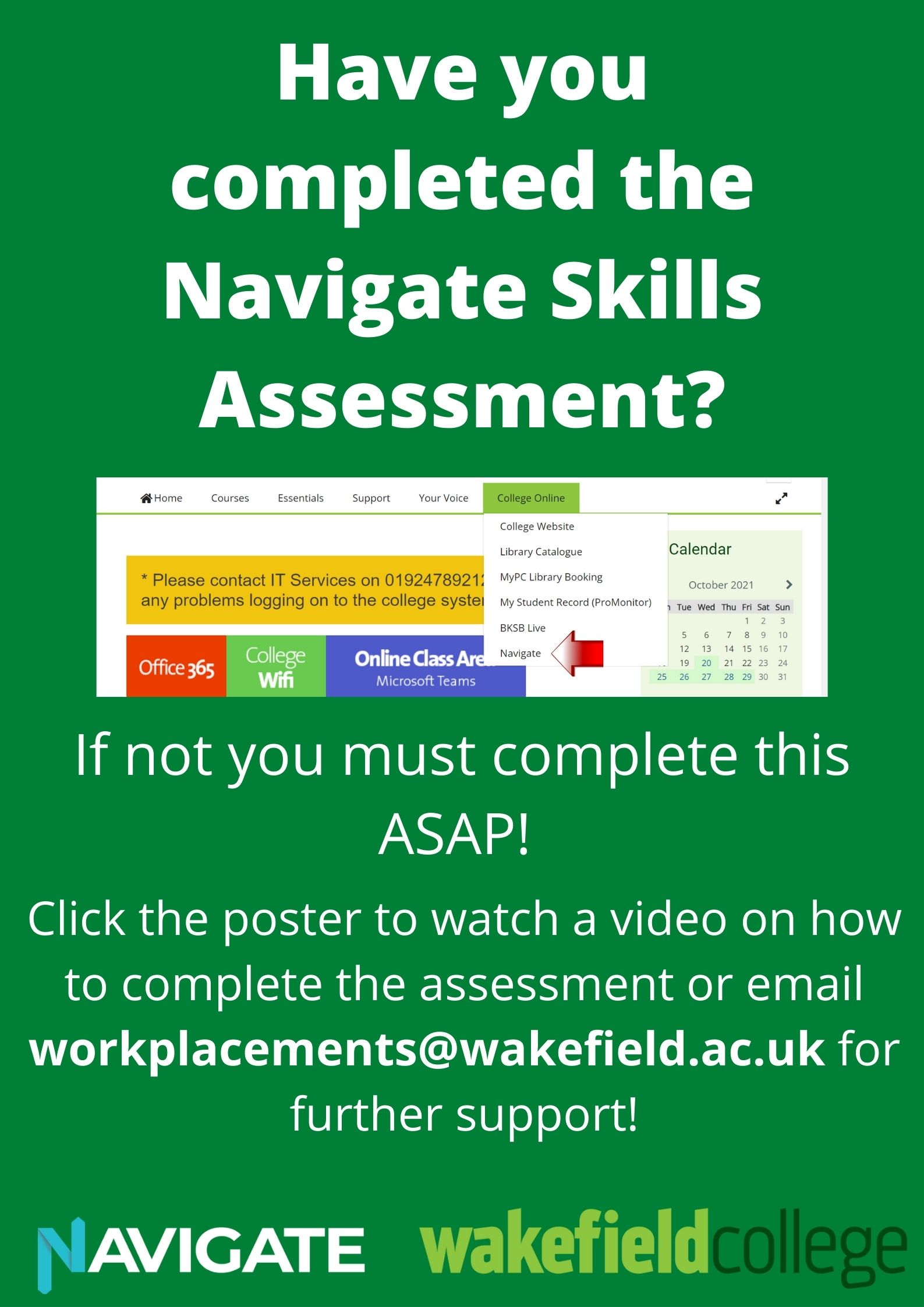 Navigate Skills Assessment