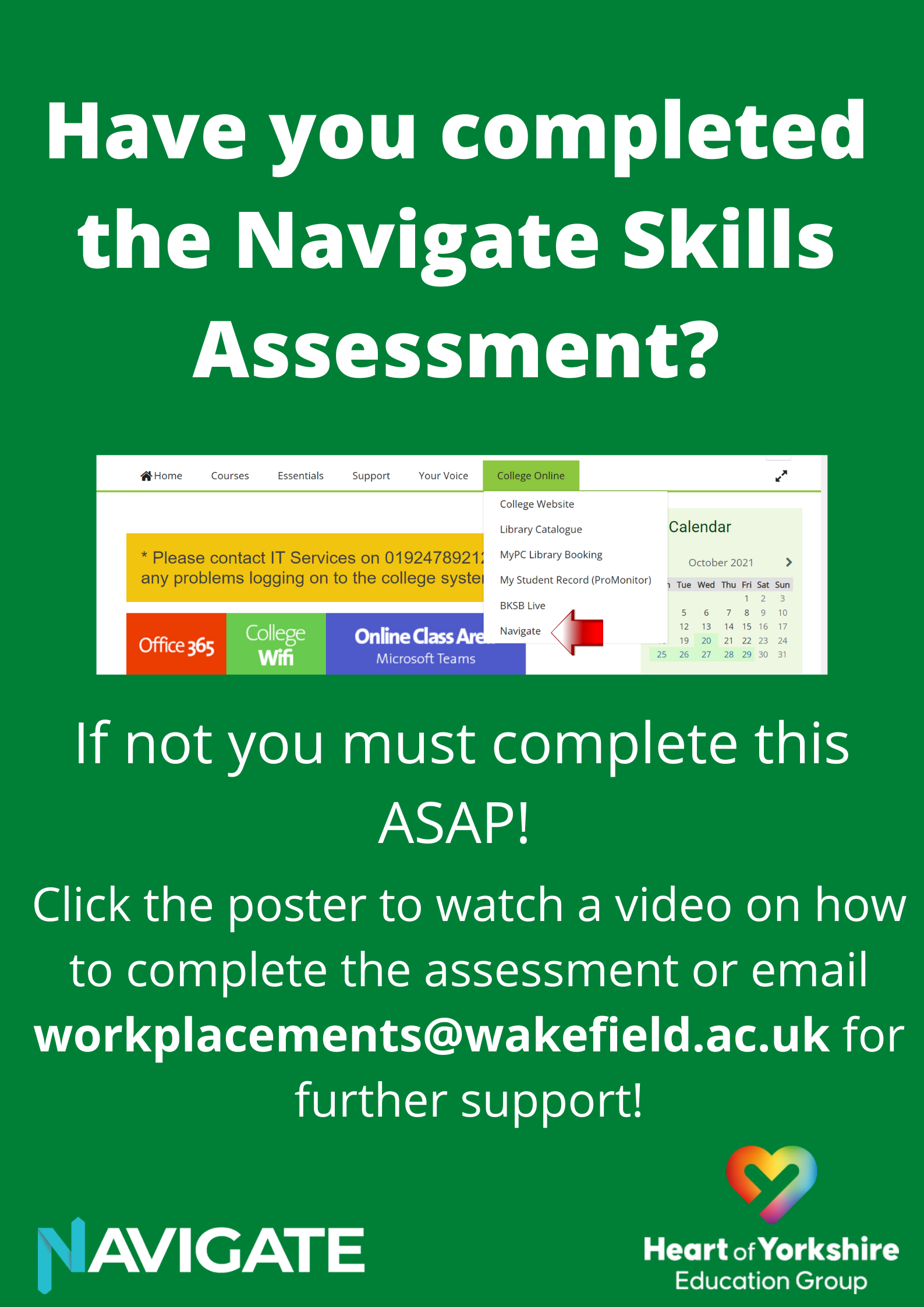 Navigate Skills Assessment
