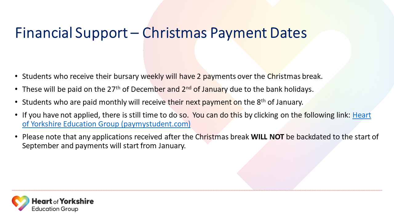 Christmas Payments