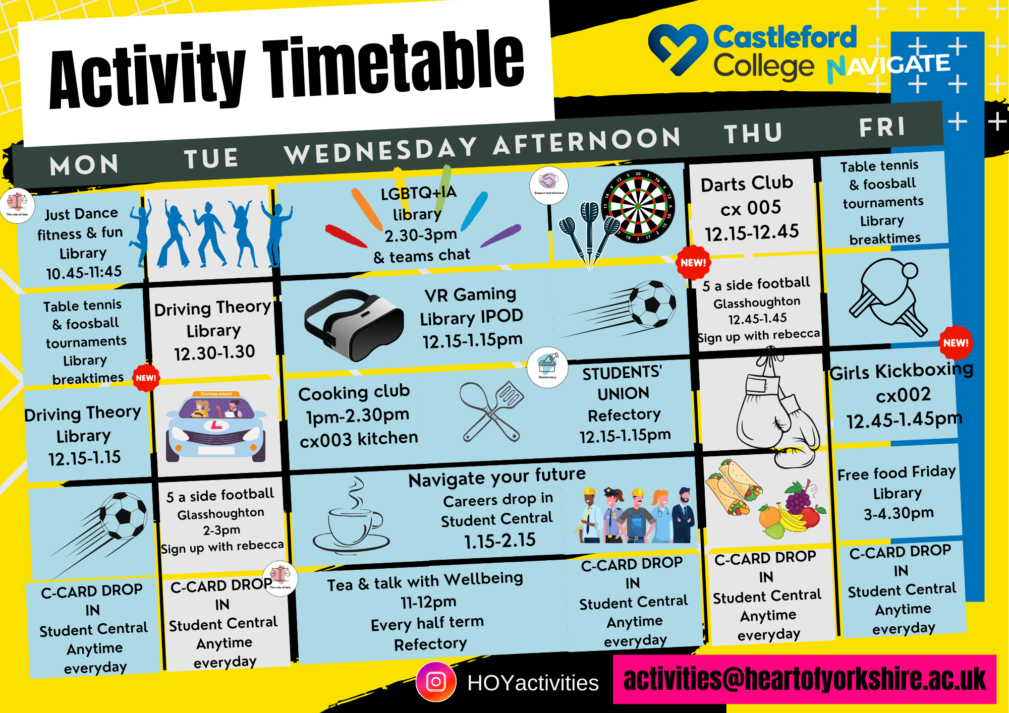 cas timetable