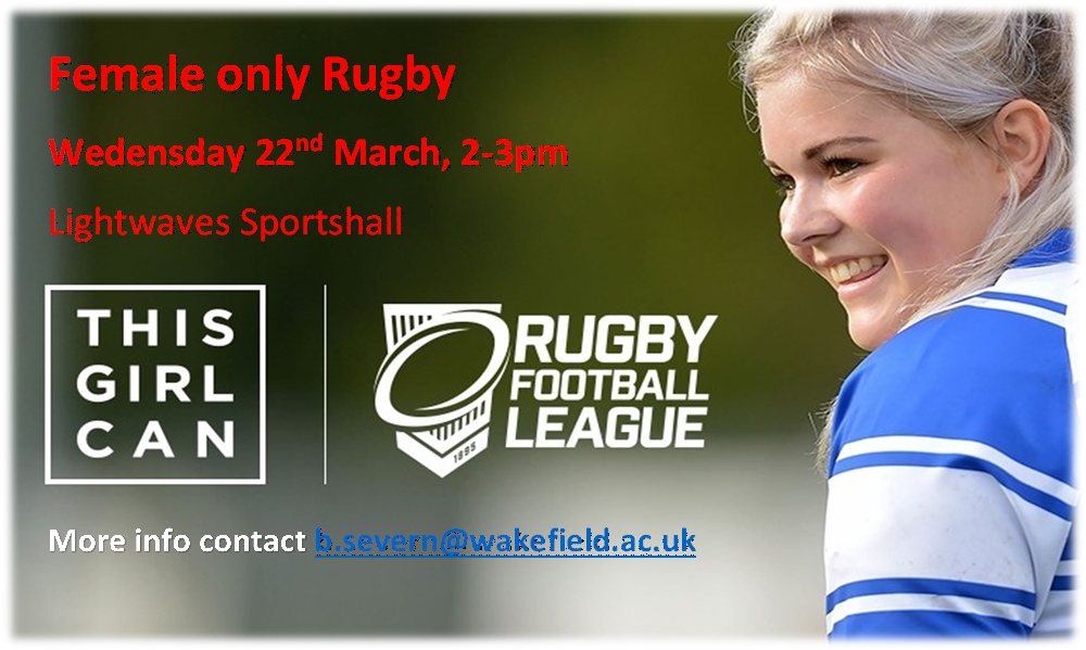 Female only Rugby League Session